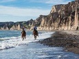 Horse Riding to Black Sandy Beach