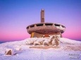 Symbol of the Communism Buzludzha monument and the Rose valley