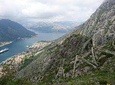 Hiking downhill from Krstac to Kotor, visit San Giovanni fortress