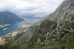 Hiking downhill from Krstac to Kotor, visit San Giovanni fortress
