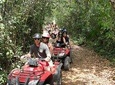 Incredible Atv in Cancun, feel the jungle with ziplines and cenote swim. 