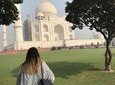 Sunrise View of Taj Mahal From Delhi