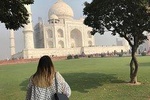 Sunrise View of Taj Mahal From Delhi