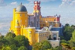 Sintra Day Tour: Pena Palace, Regaleira Palace and Cascais in Private Tour