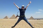 The pyramids and the Sphinx
