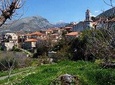 Exochori hike from mountain towards the sea