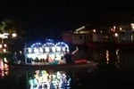 HoiAn Small Boat By Night on Bach Dang River
