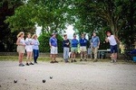 Petanque (boules) lesson in Provence