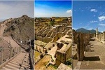 Tour of Mt. Vesuvius + Herculaneum + Pompeii (FullDay 8h)