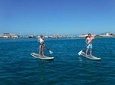 Stand Up Paddling Boarding Course and Seaside Paella Lunch in Valencia