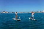 Stand Up Paddling Boarding Course and Seaside Paella Lunch in Valencia