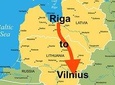 Riga to Vilnius transfer with Sightseeing