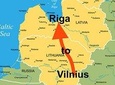Vilnius to Riga transfer with Sightseeing