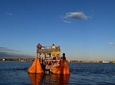 Sunrise on the Floating Uros Island