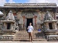 Magnificent temple architecture at Belur Halebid. Day trip from Bangalore