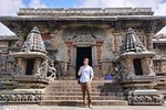 Magnificent temple architecture at Belur Halebid. Day trip from Bangalore