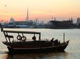 Sunset of Burj Khalifa - 60 Mins Abra (traditional wooden boat) Tour - 