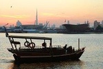 Sunset of Burj Khalifa - 60 Mins Abra (traditional wooden boat) Tour - 