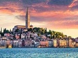 Pula, Rovinj & Panoramic Istrian Coast from Rijeka