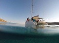 Mykonos Catamaran Full Day Private Sailing Cruise with Food and Drinks