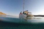Mykonos Catamaran Full Day Private Sailing Cruise with Food and Drinks