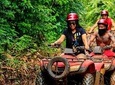 3 adrenaline activities Atvs Zipline and a swim experience in a cenote