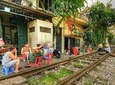 Unique Hanoi city tour and drinking beside railway- private tour