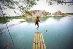 Tadom Hill Splashing Adventure including Diving Platform & Tarzan Swing