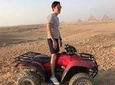 camel ride and quad bike around the gate of Giza pyramids 