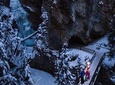Johnston Canyon Evening Icewalk