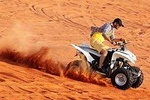 Red Dunes by Quad Bike with VIP Camp, Camels, Sandboarding & Falcon