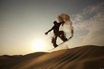Private Dubai Sandboarding Safari with Desert Dune Bashing