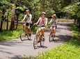 Family Bicycle Tour in the Green Oasis of Bangkok on Bamboo bikes