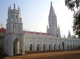 Basilica Of Our Lady Of Lourdes, Poondi From Trichy