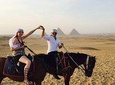 Cairo : Guided Day Tour to Giza Pyramids & Sphinx ,Sakkara and Memphis 