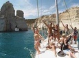 Discover Milos, sailing, snorkelling and cave exploration cruise, in small group