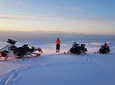 Snowmobiling on Eyjafjallajökull
