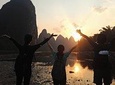 Full-Day Yangshuo Yulong River & Li-River Hiking Private Tour