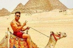 full day tour Giza pyramids Egyptian museum local bazaars from Cairo airport