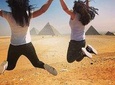 tour Giza pyramids , sphinx . citadel , hanging church and local bazaars