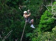 Zip line Canopy half day adventure tour near San Jose Costa rica in San Ramon
