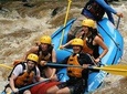 Best combination: Rafting level III with canyoning in waterfalls with tarzan swing , the nearest San Jose