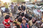 Sanjay Colony, a Delhi neighborhood slum - lunch included