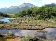 Tierra del Fuego National Park with Lapataia Bay from Ushuaia