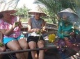 Basket boat, sightseeing, bamboo class