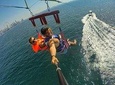 Parasailing off Jumeirah Beach in Dubai
