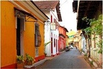 Walking tour of the Latin Quarters including tile painting in Goa