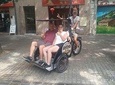 Excursion 1 hour, city tour, guided tours, activities in Barcelona, ricksaw