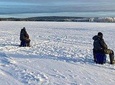 Ice fishing tour