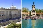 Madrid Royal Palace and Retiro Park Guided Tour with Optional Tapas Tasting